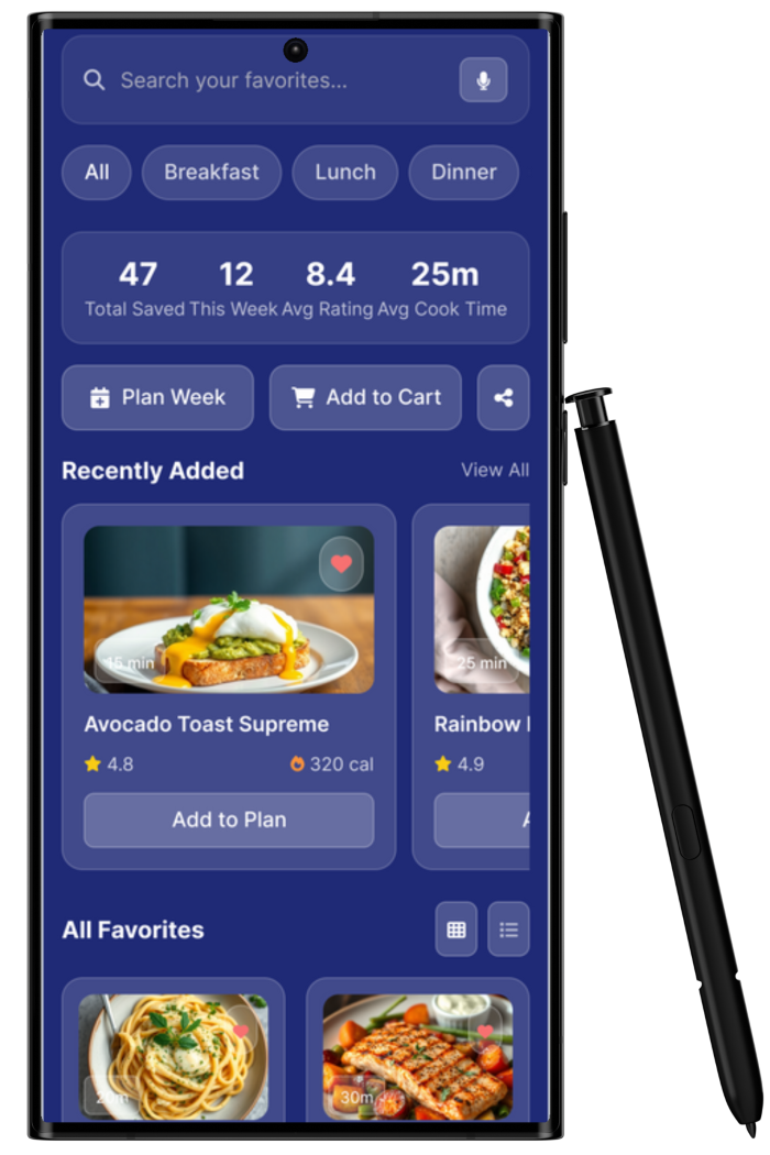 Meal Discovery Screen