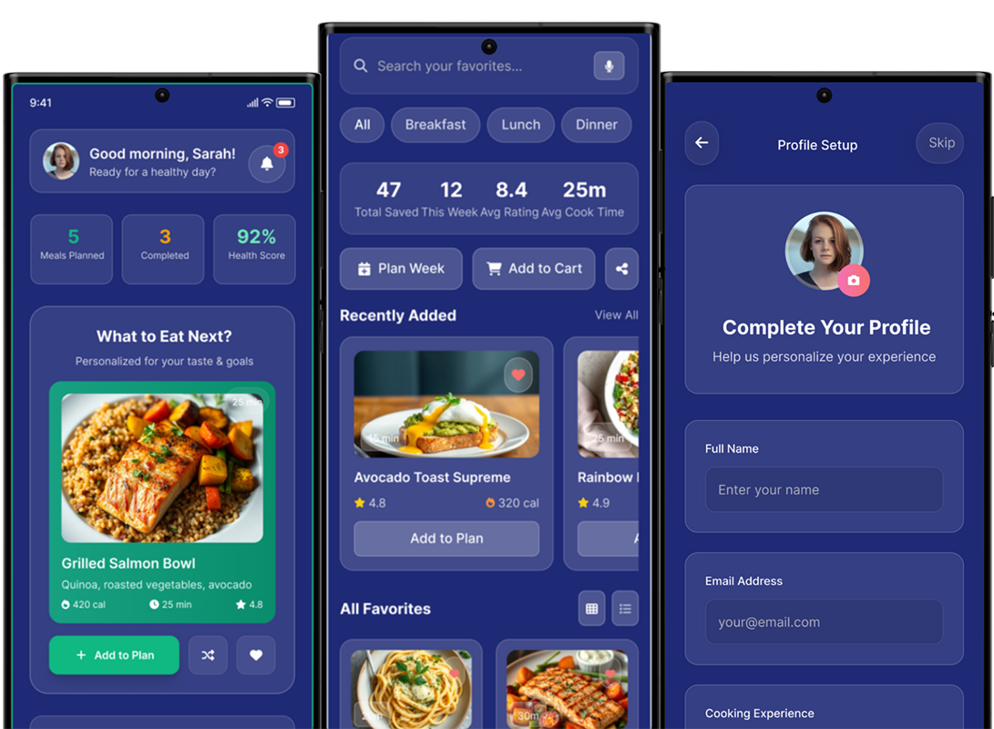 FitTrack Pro App Interface