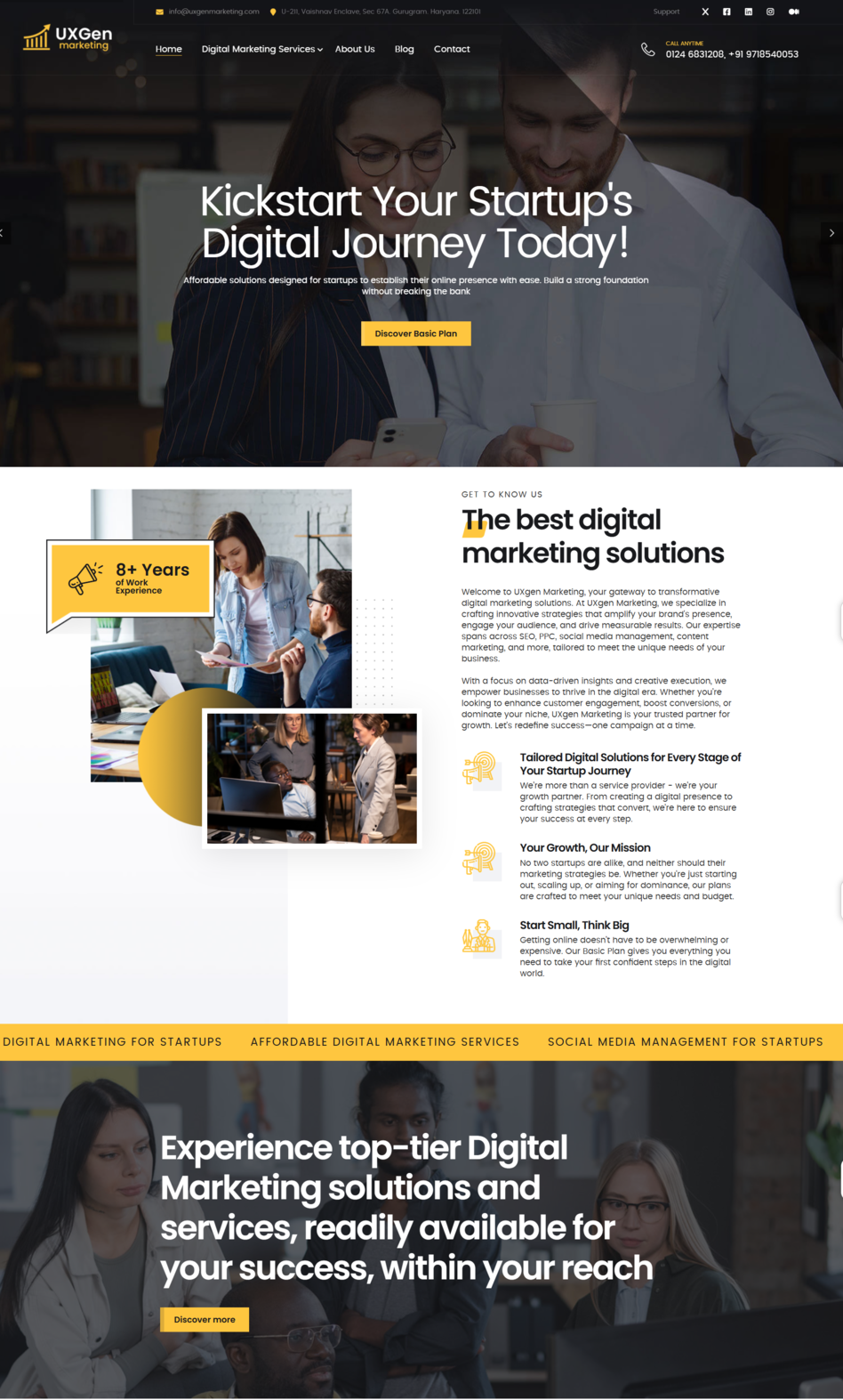 UXGen Marketing Home