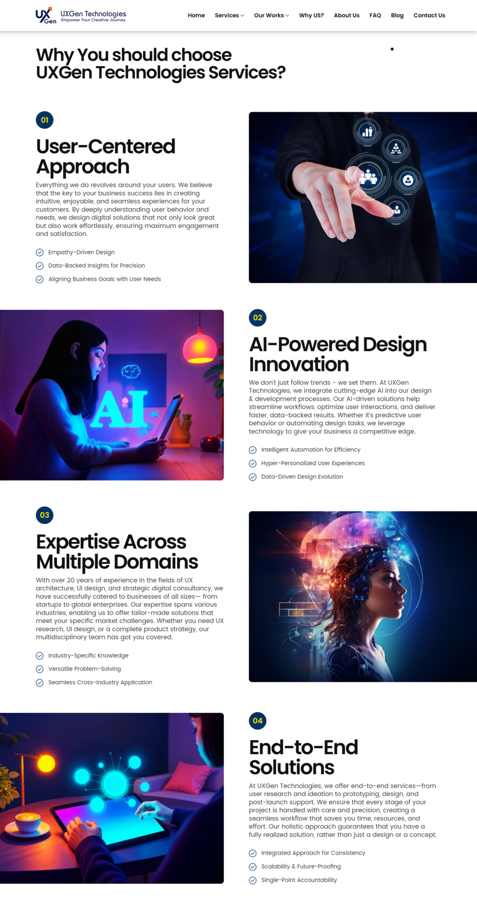 Why Choose UXGen Technologies