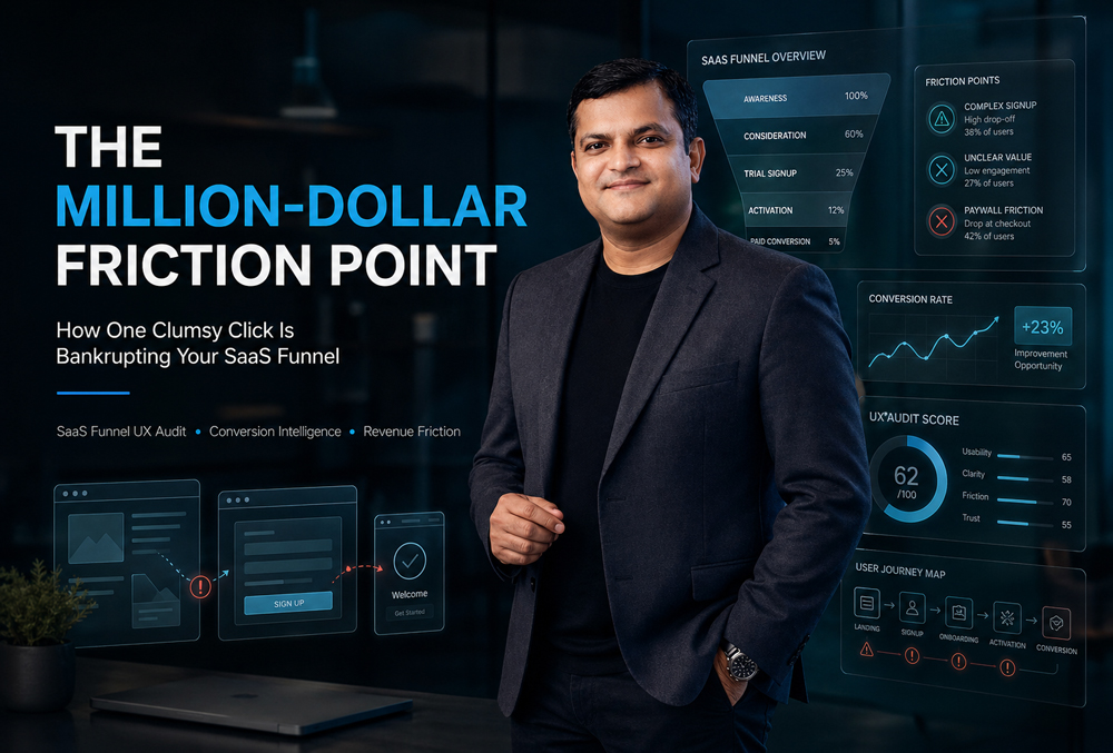 SaaS Funnel UX Audit: The Million-Dollar Friction Point Bankrupting Your Funnel