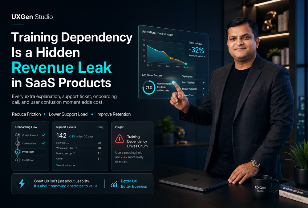 Training Dependency Is a Hidden Revenue Leak in SaaS Products